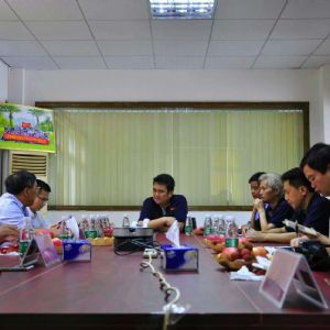 熱烈歡迎河源市高新區(qū)李書記朱主任一行親臨耐斯機械指導工作
